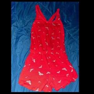 Wonder Woman Pajama Romper.